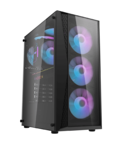 Datorchassi Darkflash DK352 + 4 RGB fläktar